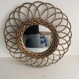 Wicker mirror