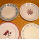 Set of 12 different flat plates