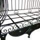 Oriental bench in wrought iron