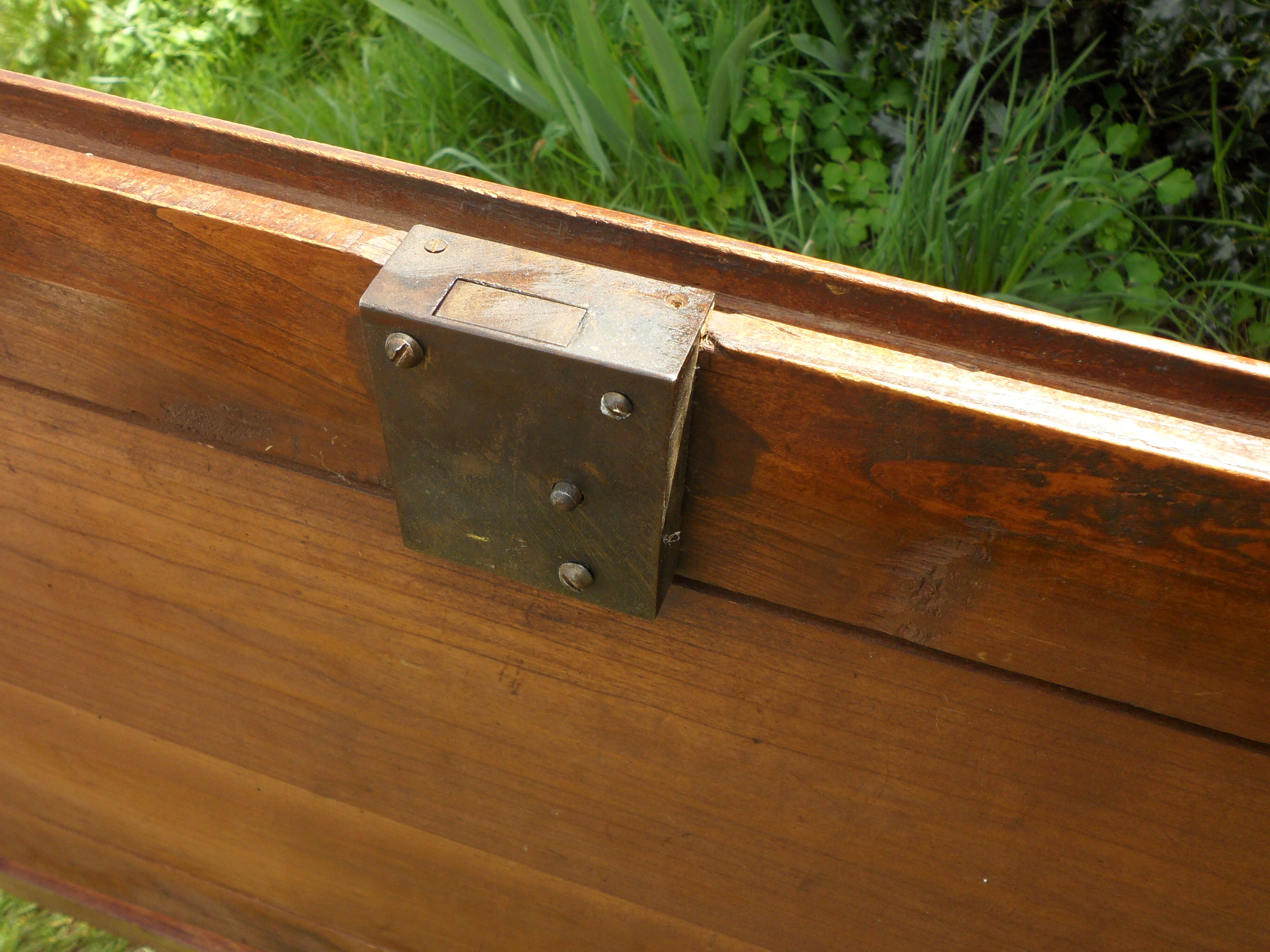 Old cabinet door with framing