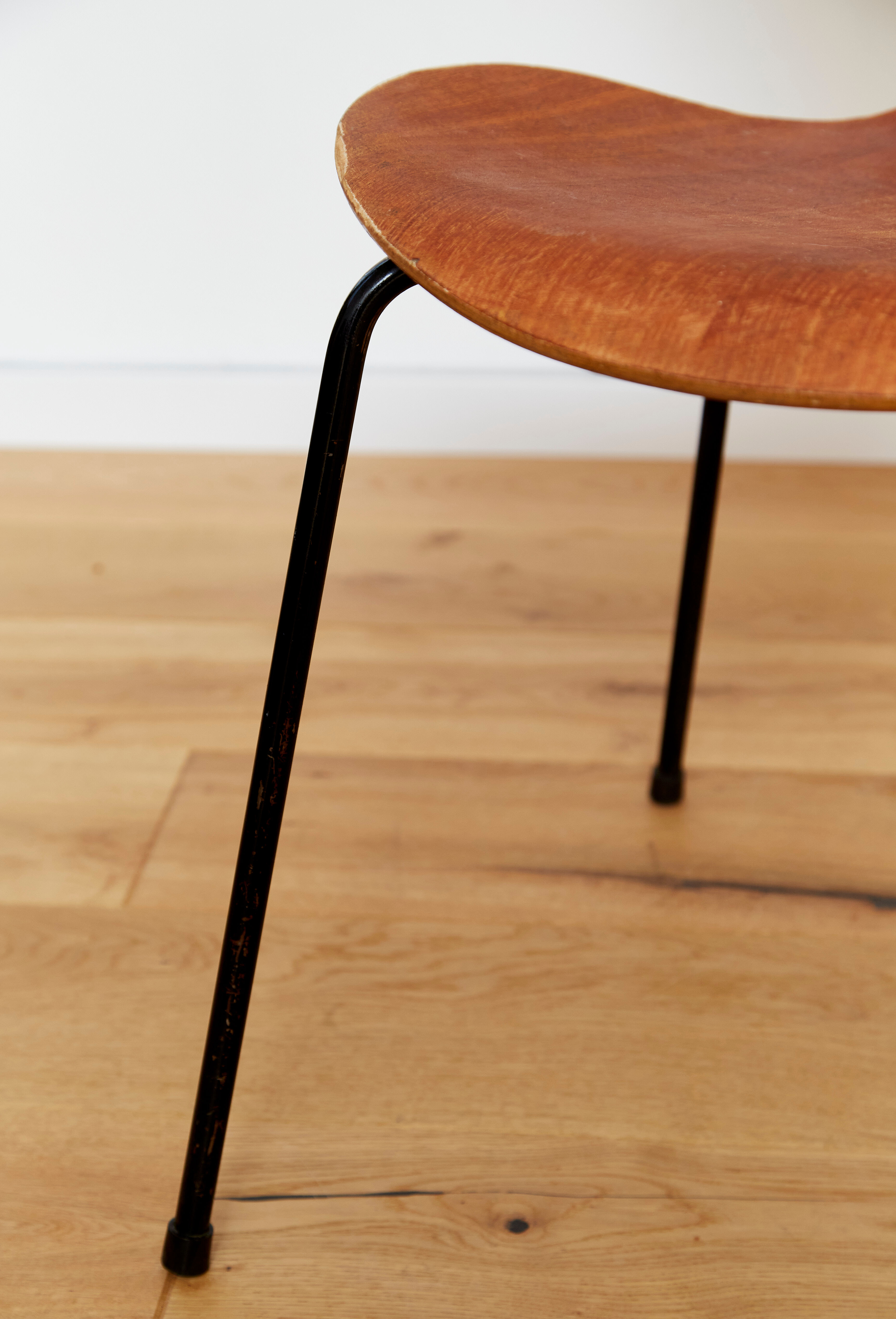 Chaise Arne Jacobsen 3107 en teck pour Fritz Hansen