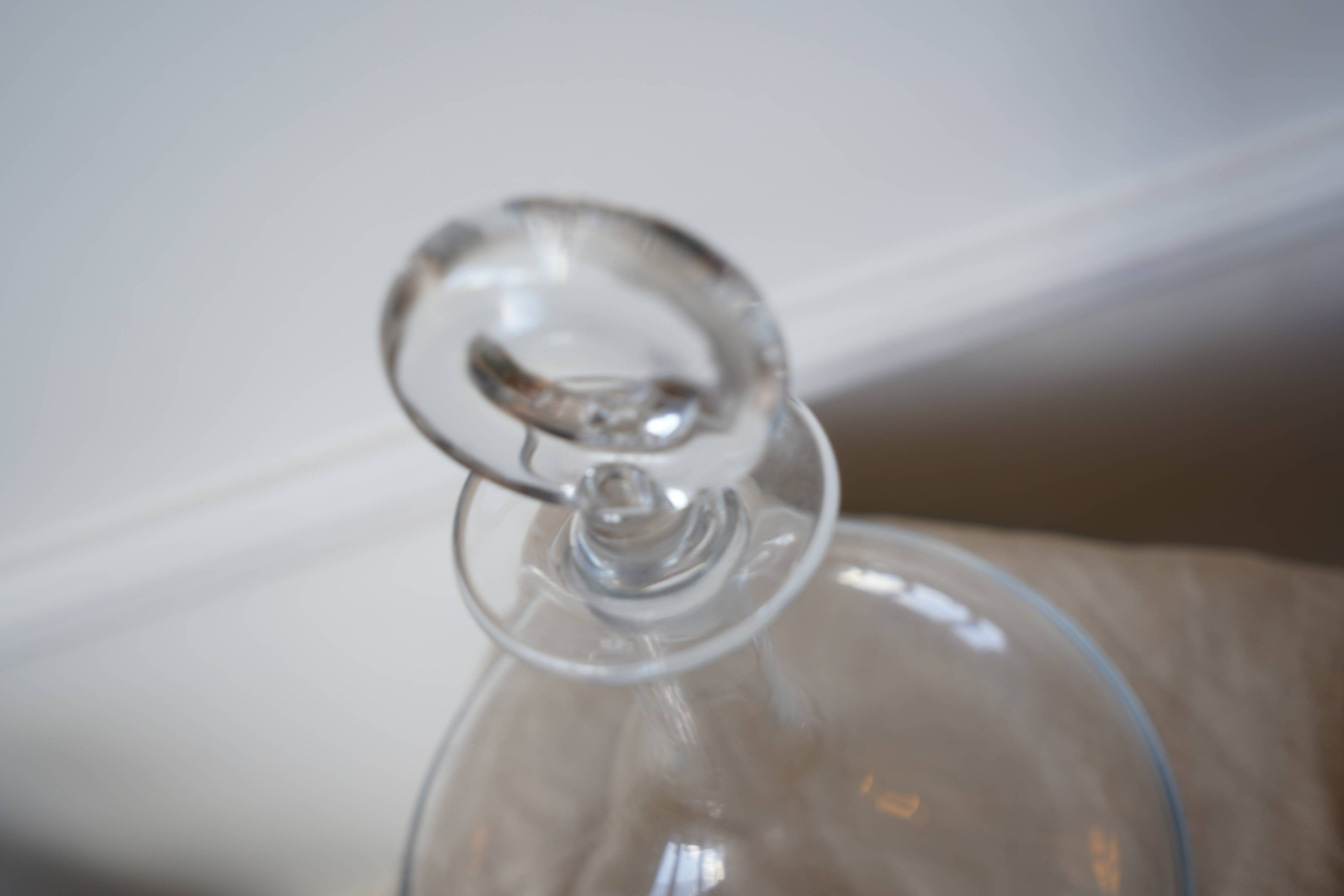 Decanter carafe - Signed Baccarat - Surcouf model