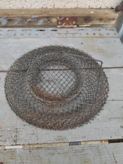 Vintage iron basket