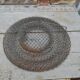 Vintage iron basket
