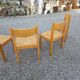 6 chaises vintage en orme maison Regain années 60
