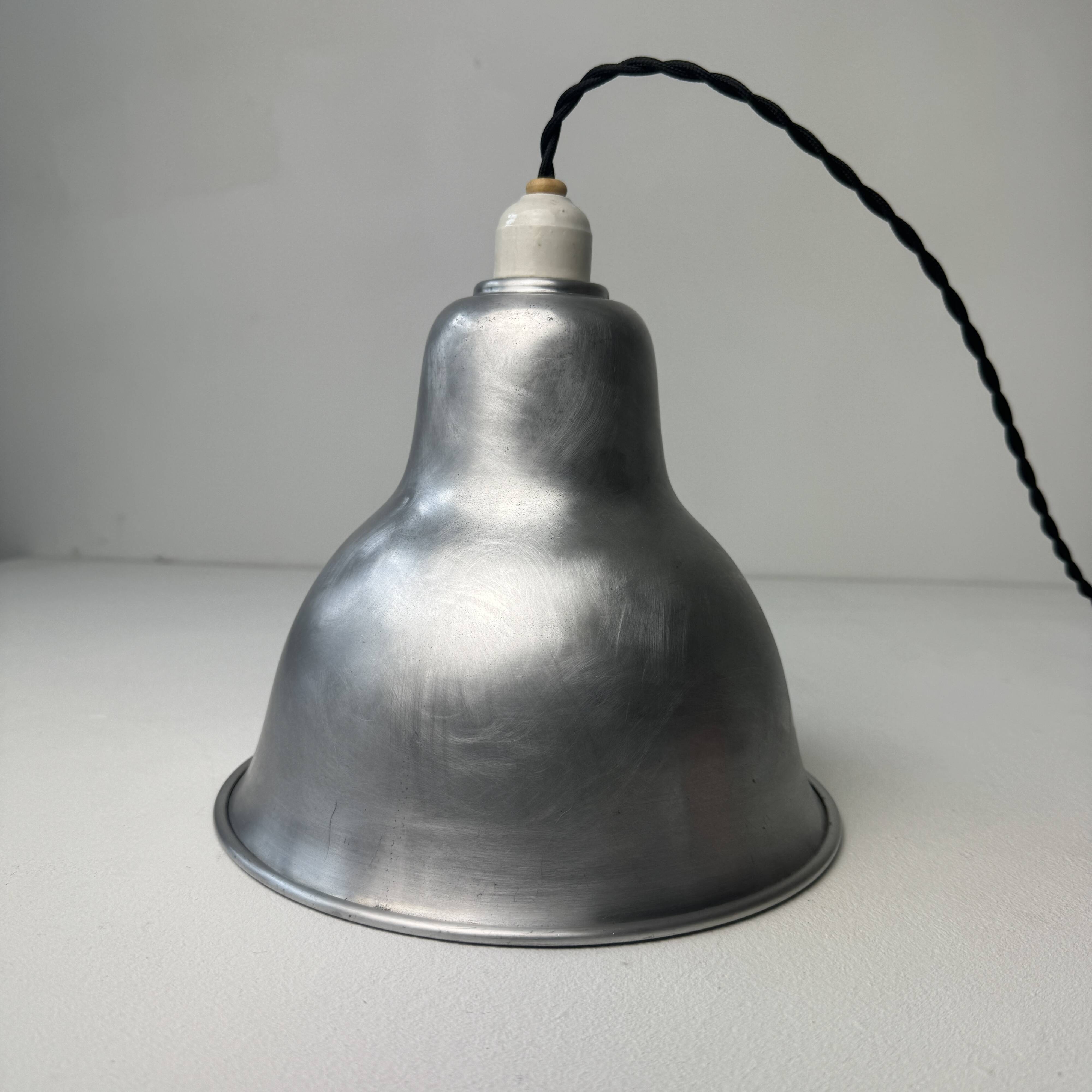 Old vintage aluminum workshop suspension