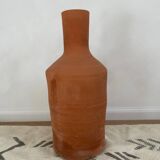 Large Moroccan vase in terracotta — artisanal pottery