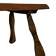 Vintage wooden side table small table wabi sabi natural design