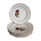 6 flat plates pink pattern