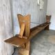 Pair of antique farm benches