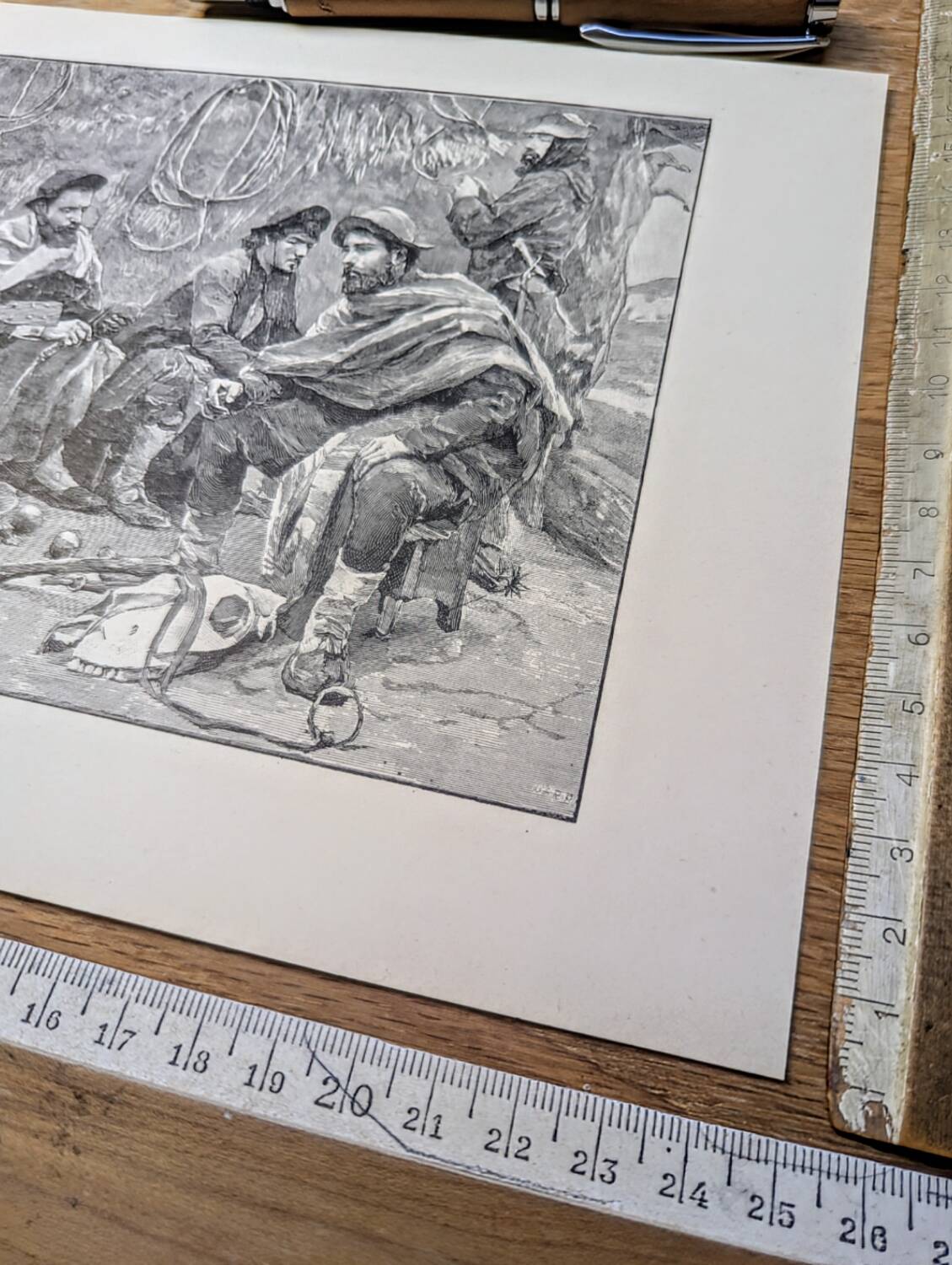 Printed in 1898, A Payador in Argentina.