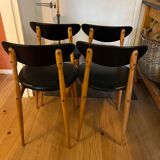 Set of 4 Pierre Gariche chairs (Unicorn)