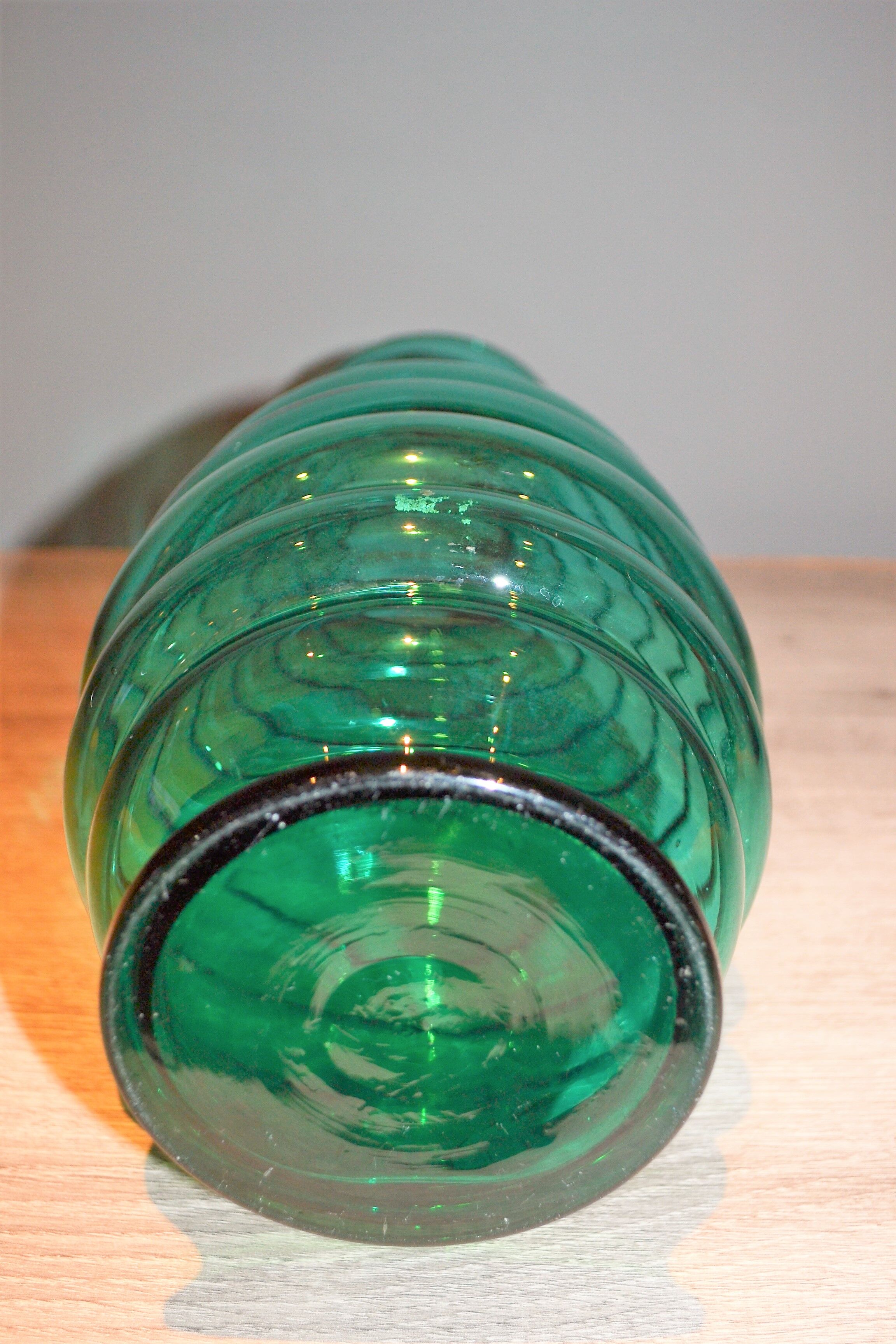 vintage glass vase