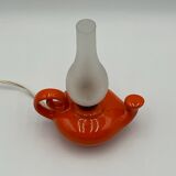 Vintage ceramic lamp, made in italy 1960