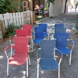 Lot de huit chaises scooby-doo