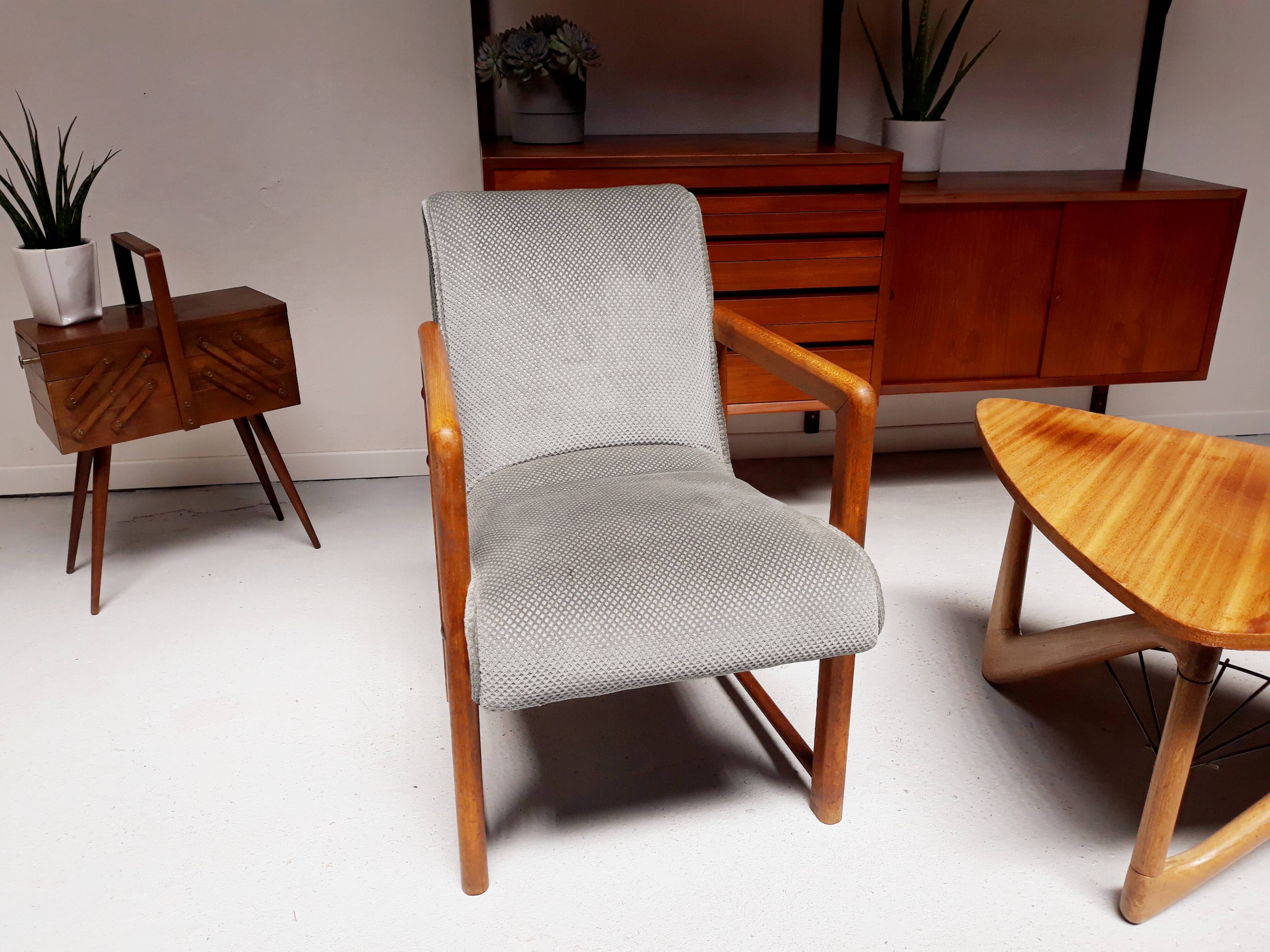 Scandinavian-style vintage chair sled