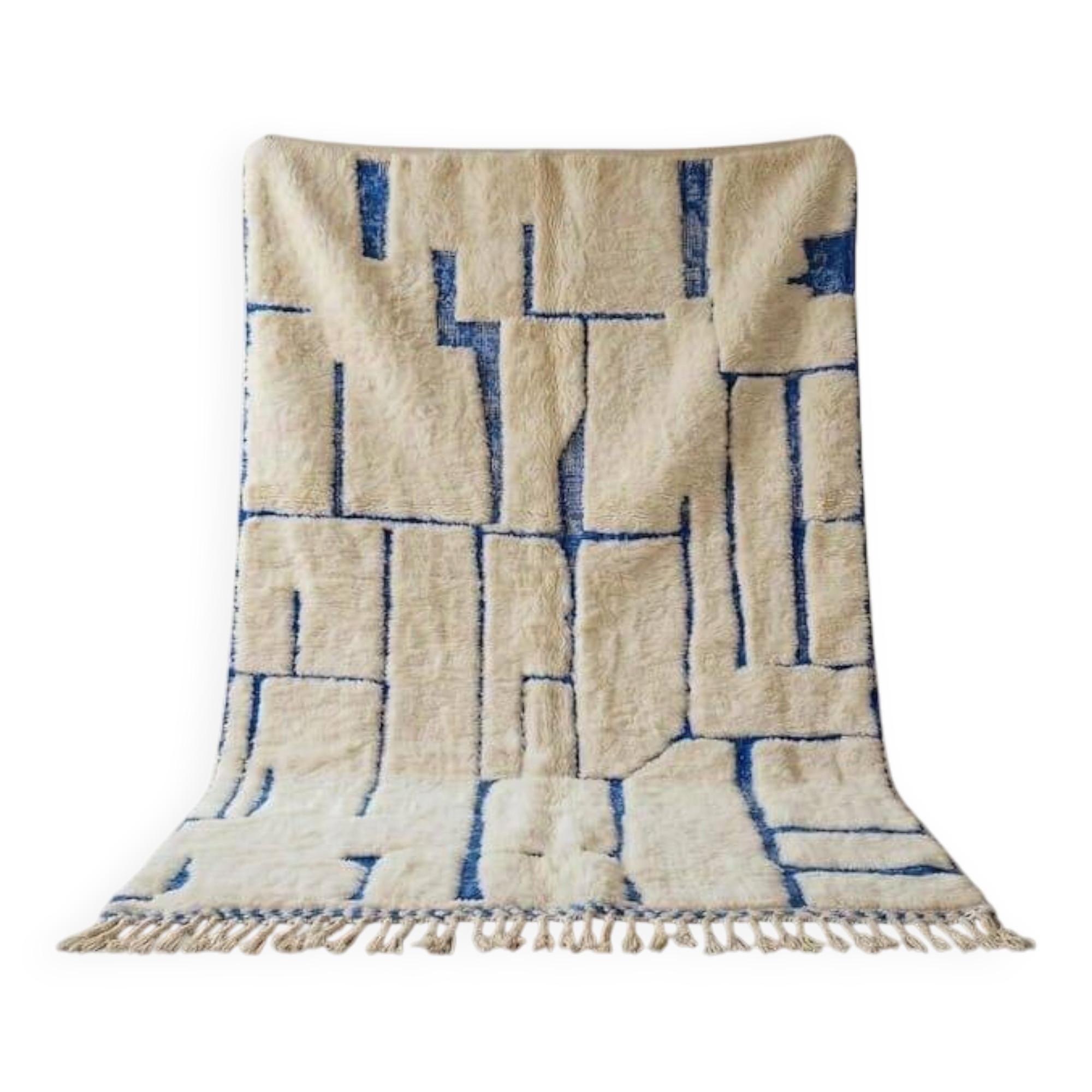 Tapis Beni Ouraine marocain traditionnelle artisanale taille 2/3 m