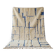 Tapis Beni Ouraine marocain traditionnelle artisanale taille 2/3 m