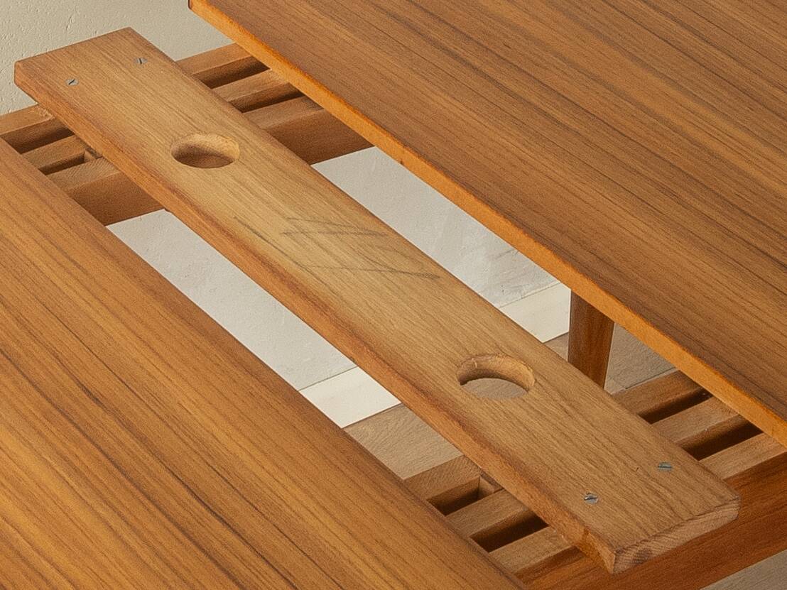 Elegant mid-century dining table with extension function, 1960s