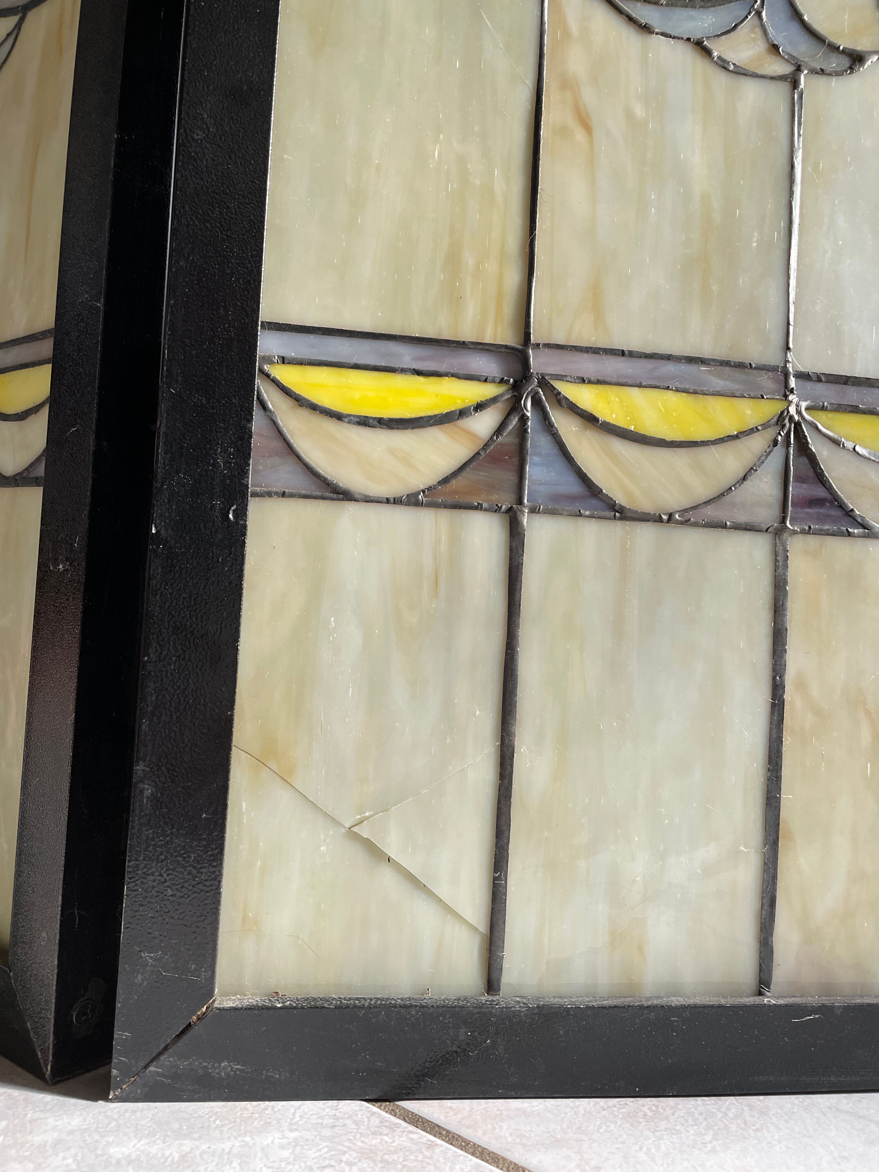 Tiffany-style stained glass firewall