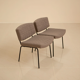 Pair of armchairs "Conseil" by Pierre Guariche for Meurop 60's
