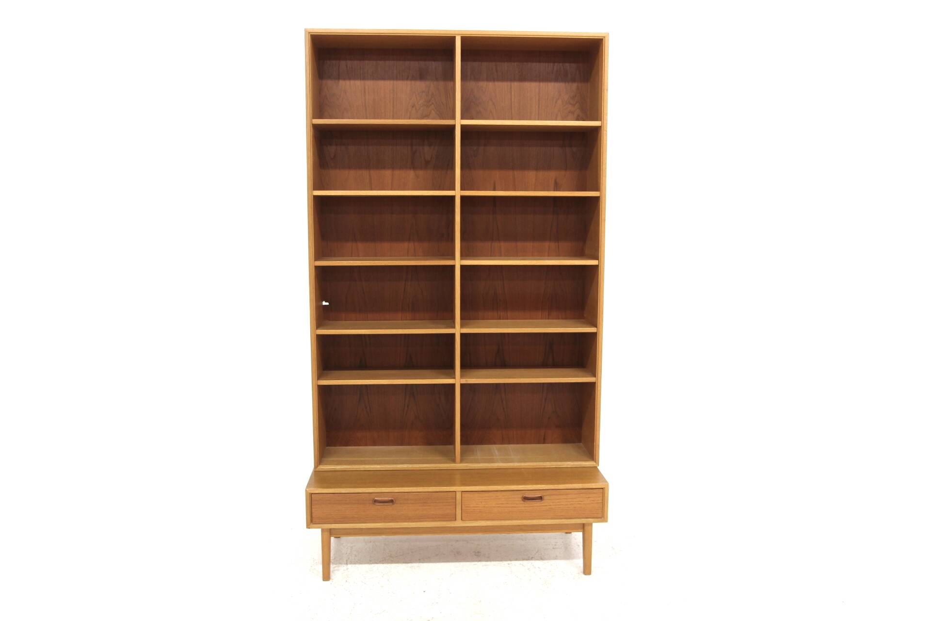 Scandinavian oak bookcase, Sweden, 1960