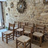 Brutalist chairs