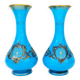 Pair of Baccarat Napoleon III opaline vases