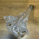 Lamp base Crystal of Sèvres France – vintage moulded crystal from the years
