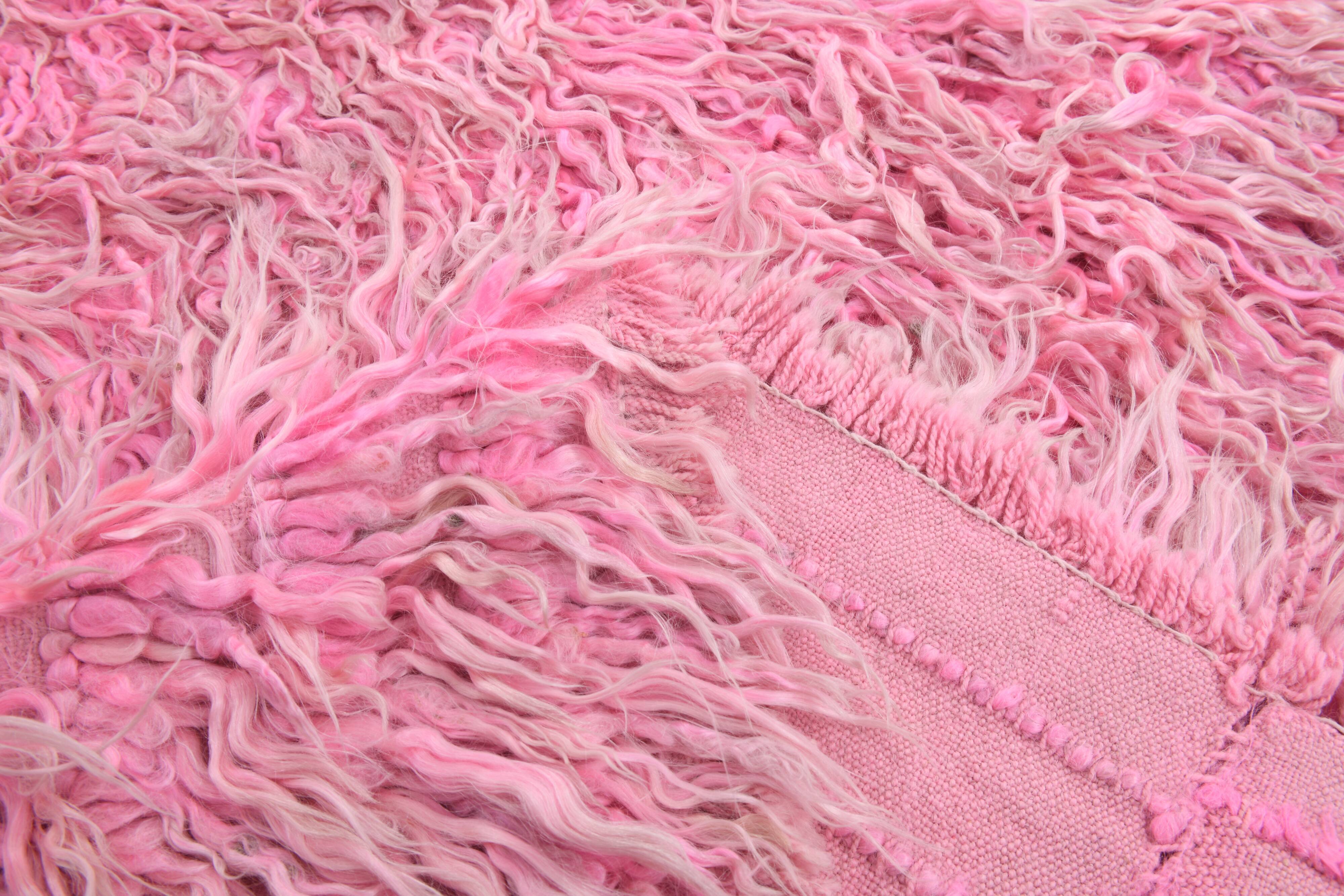 8x11 dusty pink anatolian vintage rug,243x334cm