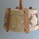 Suspension vintage en jute, teck et corde, 1960