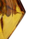 Luxval Vase Amber Américain 1935 Val Saint Lambert Art Deco