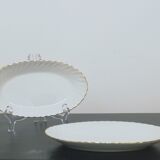 Two porcelain raviers signed Ph. Deshoulieres