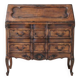 Secretary with a sloped top in solid walnut, Louis XV / Provençal style – 18th / XI