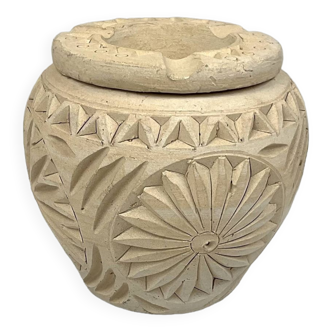 Terracotta pottery ashtray oriental crafts