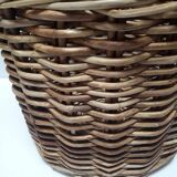 High basket 55cm round rattan old