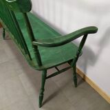 Former wooden bistro bench