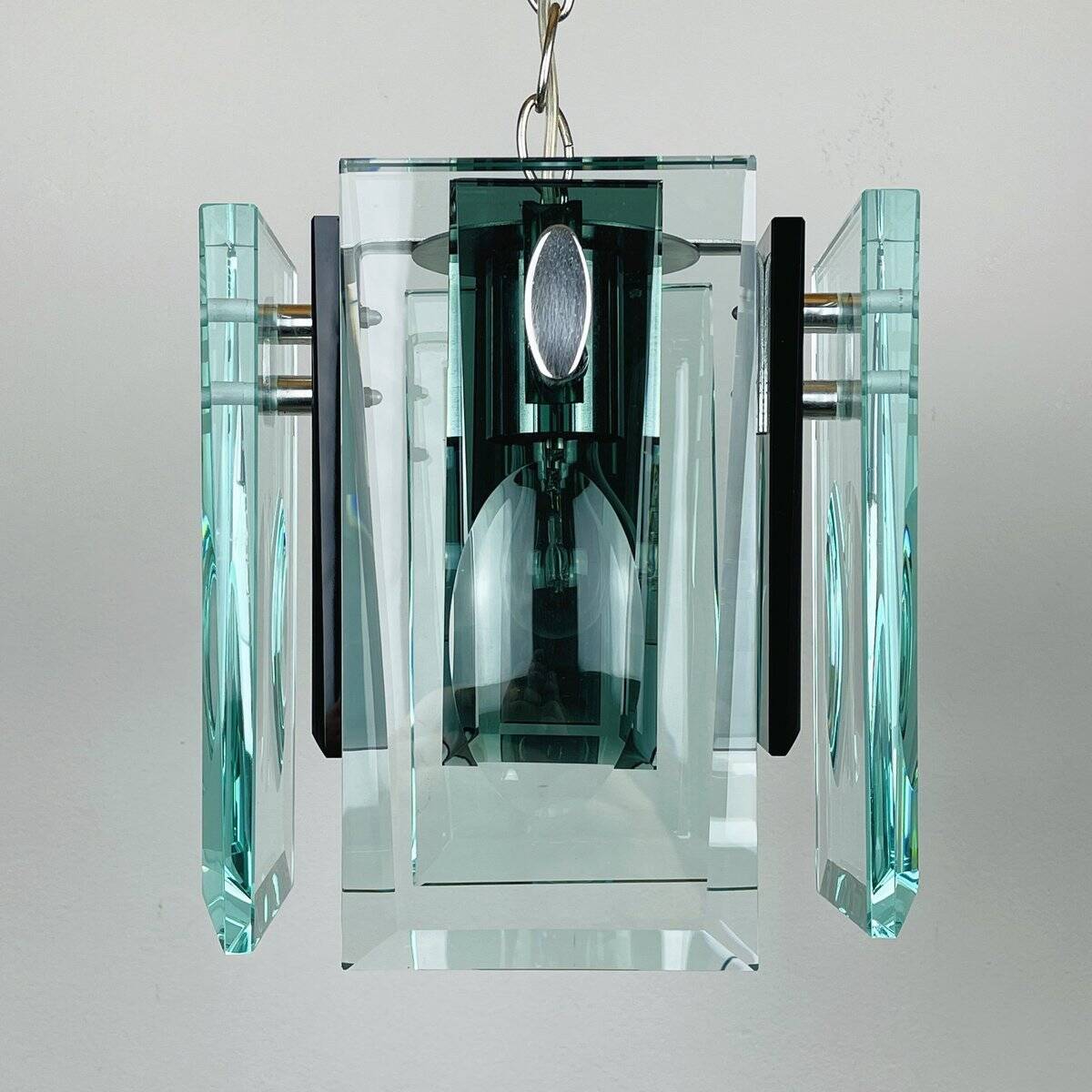 Italian art glass pendant by Fontana Arte, Italy, 1970s.