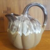 Pitcher Alpho ceramic of St Uze melon shape