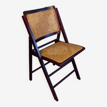 Cane folding chair 1970