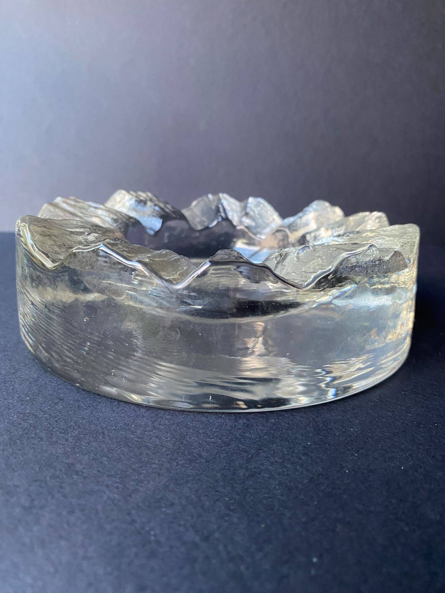 Vintage 1970s Scandinavian bowl ashtray/trinket tray