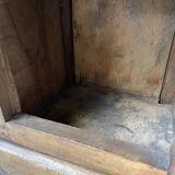 Rustic oak bedside table 1900