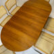 Scandinavian teak dining table