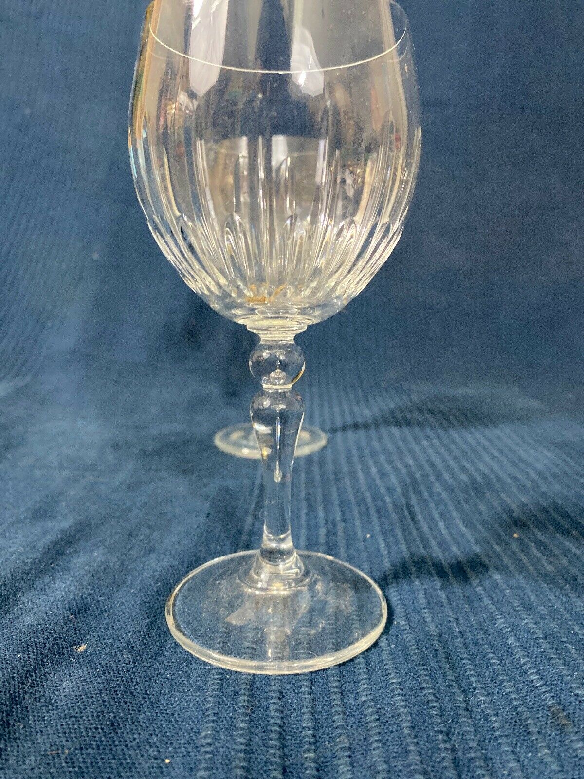 Lot of 2 crystal glass crystal glass crystal sized