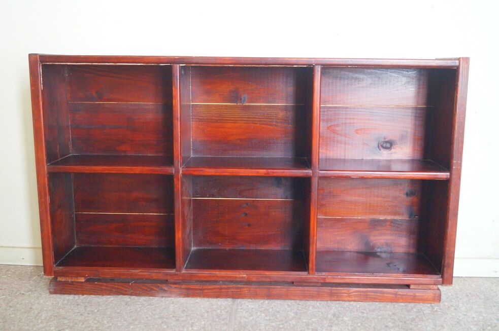 Solid wood library