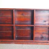 Solid wood library