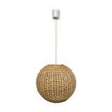 Vintage rattan ball suspension