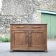 Buffet bas en bois bahut meuble de rangement, meuble ancien