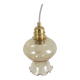 Lampe baladeuse globe tulipe ambré