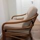 Two rattan armchairs from the 1970s, Scandinavia